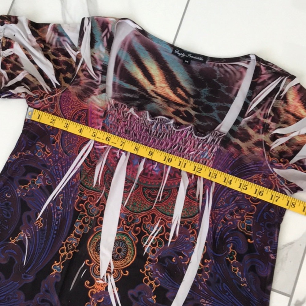 Multicolor Women's Top - Picture 5 of 10